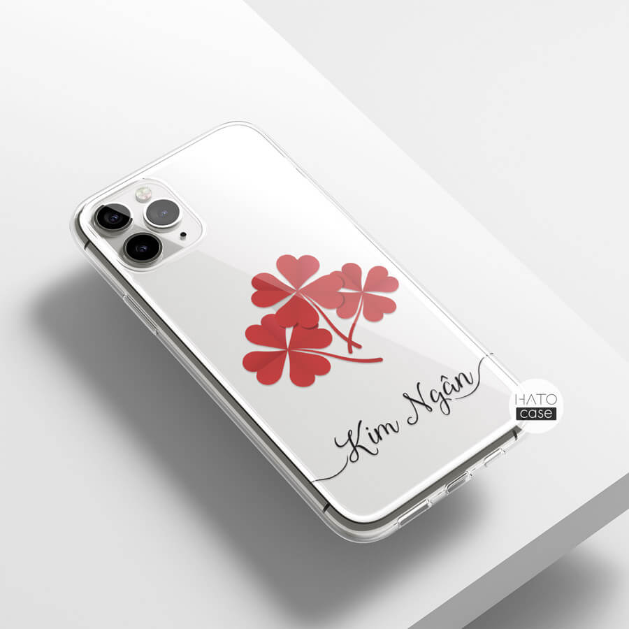 ốp lưng silicon in tên